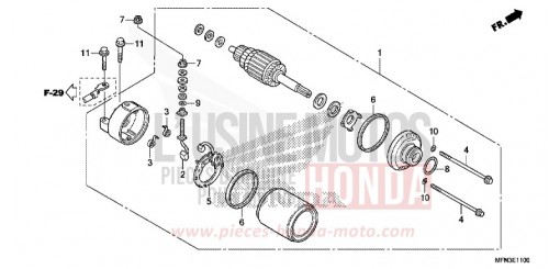 MOTORINO DI AVVIAMENTO CB1000RF di 2015